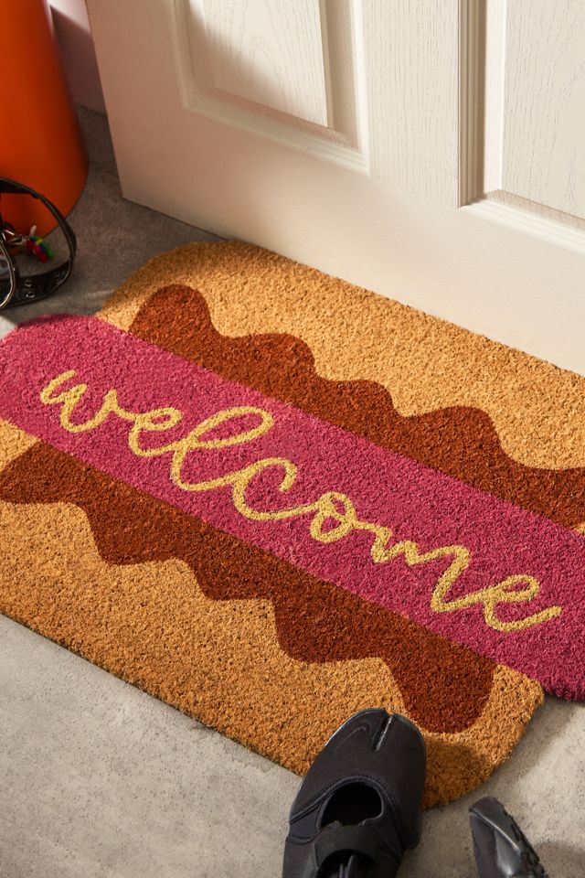Welcome Hotdog Doormat #1