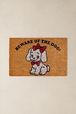 Beware of the Dog Door Mat