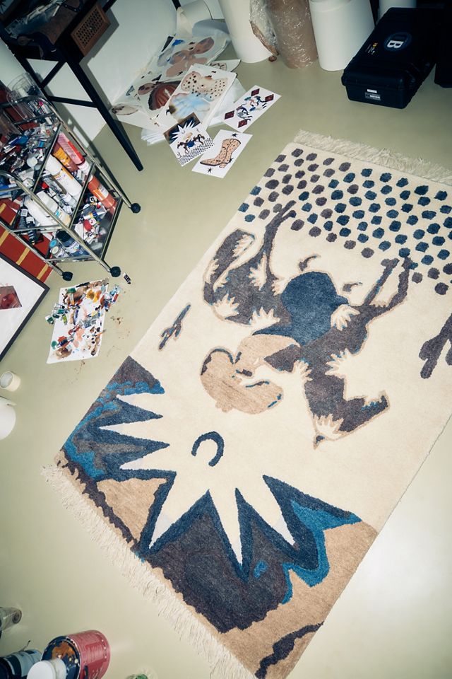 Urban Outfitters x TuftLuck Riding Star 4x6 Rug #1