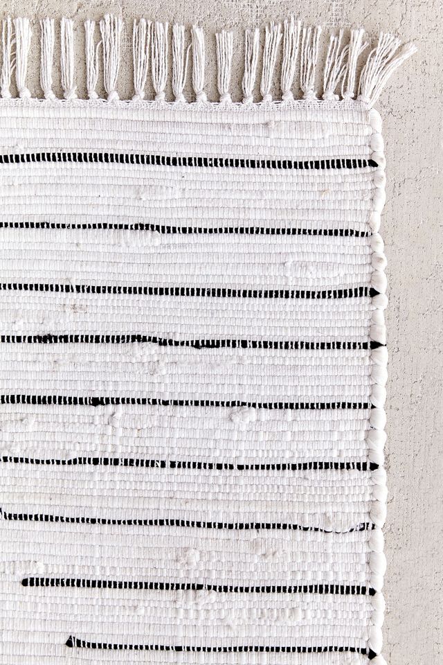 Tapis tressé Wyatt 2X3 noir #1
