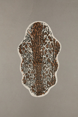 Leopard Shaped Rug | Urban Outfitters UK