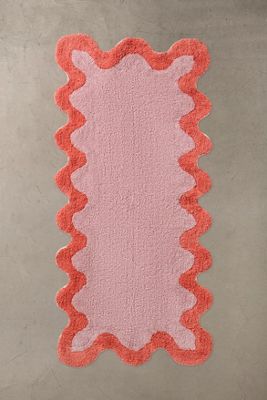 Tappeto Runner Wiggle Rosa