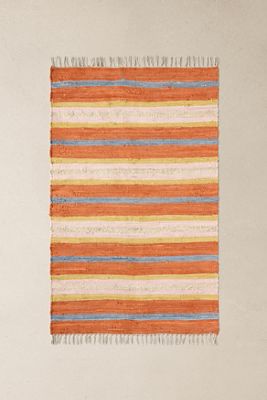 Tappeto a Righe Arancioni 3x5ft / 90x150cm