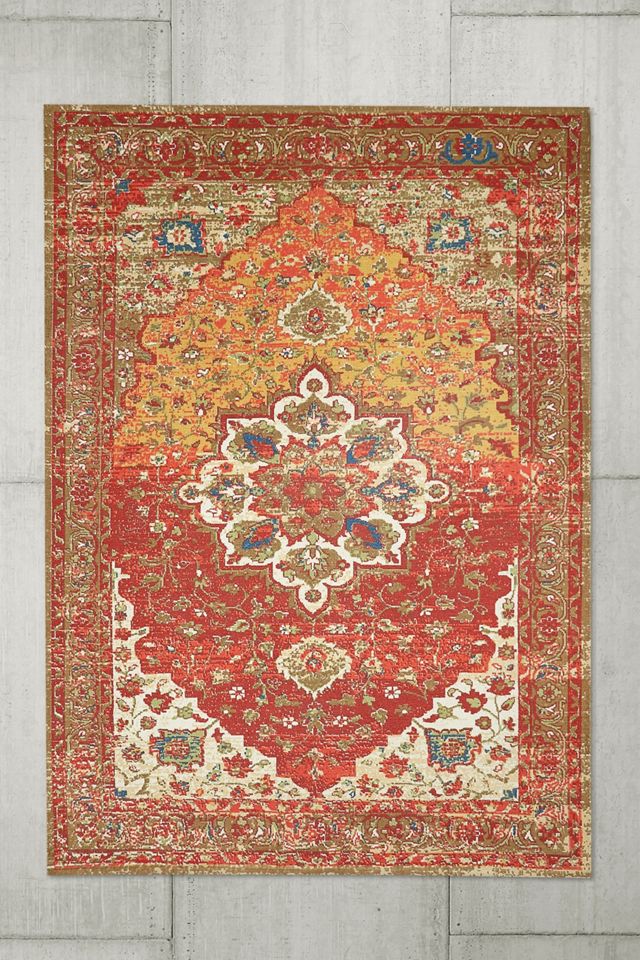 Patterned Vintage Style 5x7 Rug | Urban Outfitters UK