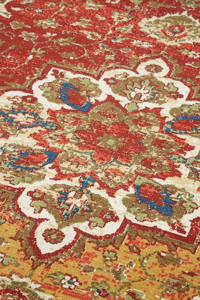 Patterned Vintage Style 5x7 Rug | Urban Outfitters UK