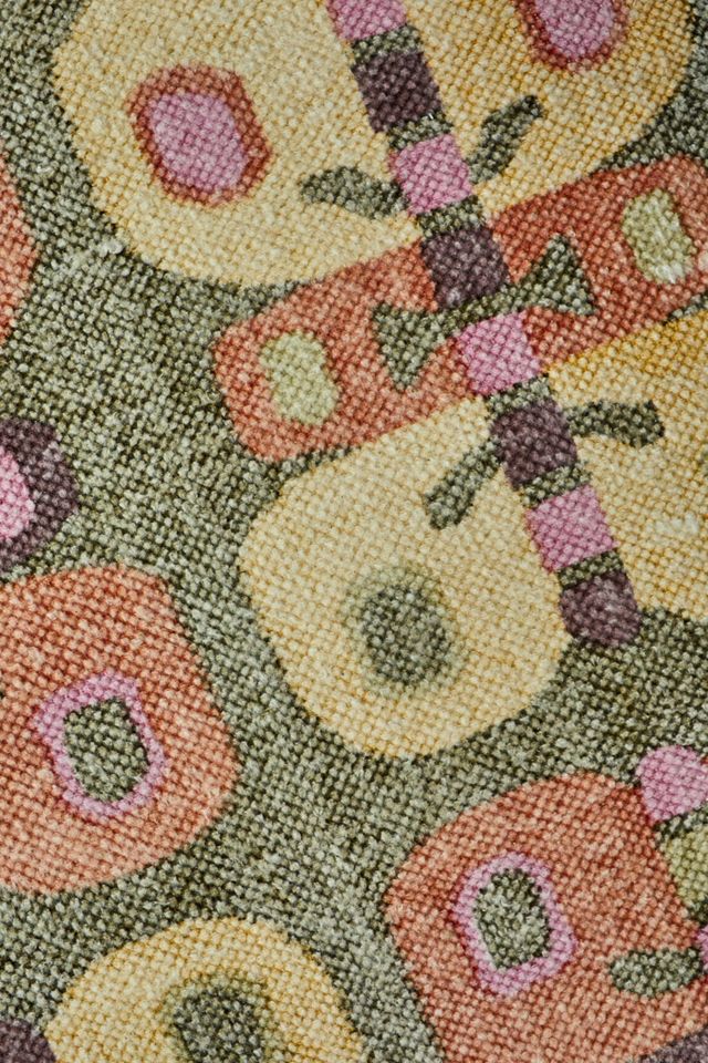 Beige Butterfly 2x3 Rug #2