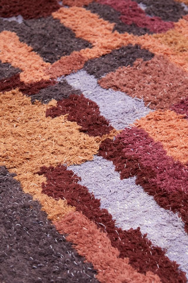Miri Pink Shaggy 3x5 Rug #1