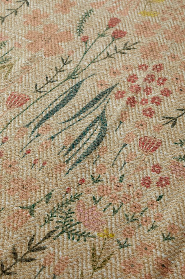 Teppich „Rowan" mit Blumenmuster 5x7 #3