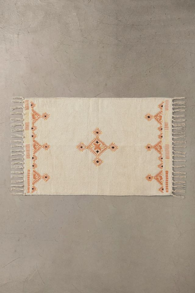 Embroidered 2x3 Rug Urban Outfitters UK