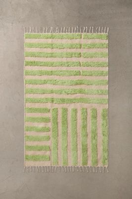 Kodi Green Stripe 3x5 Rug