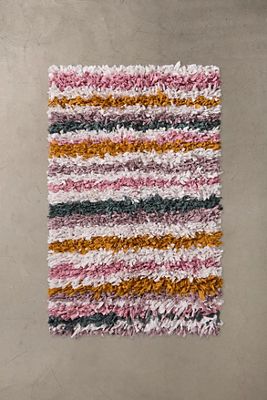Maya Purple Stripe 3x5 Rug