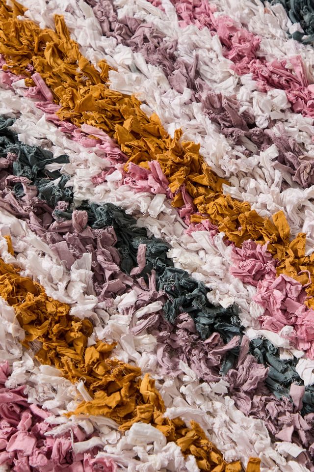 Maya Purple Stripe 3x5 Rug #1