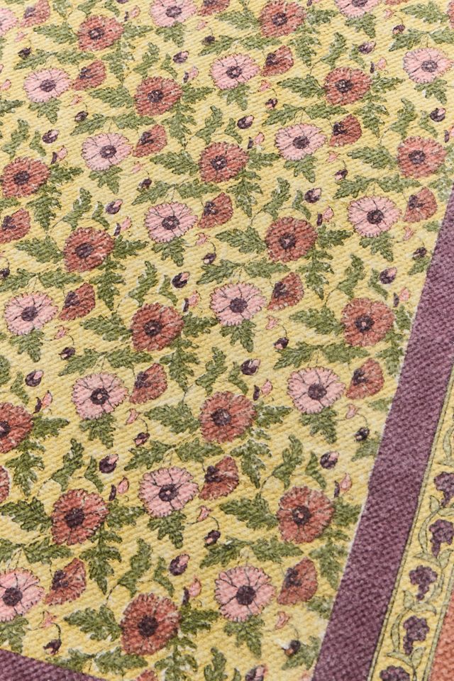 Tapis réversible à imprimé bloc 3x5pi / 90x150cm #4