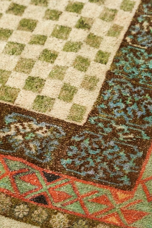 Devora Green 3x5 Rug | Urban Outfitters UK