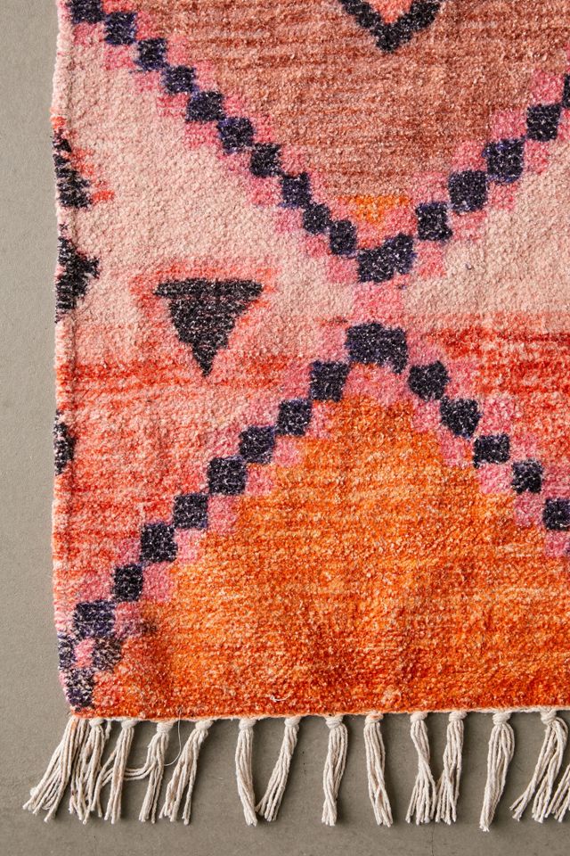 Pink Chenille 2x3 Rug #1