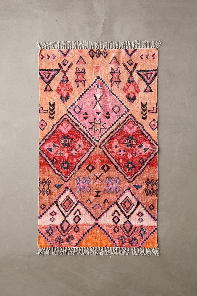 Pink Chenille 2x3 Rug #3