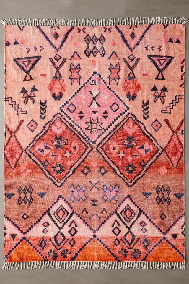 Pink Chenille 3x5 Rug #2