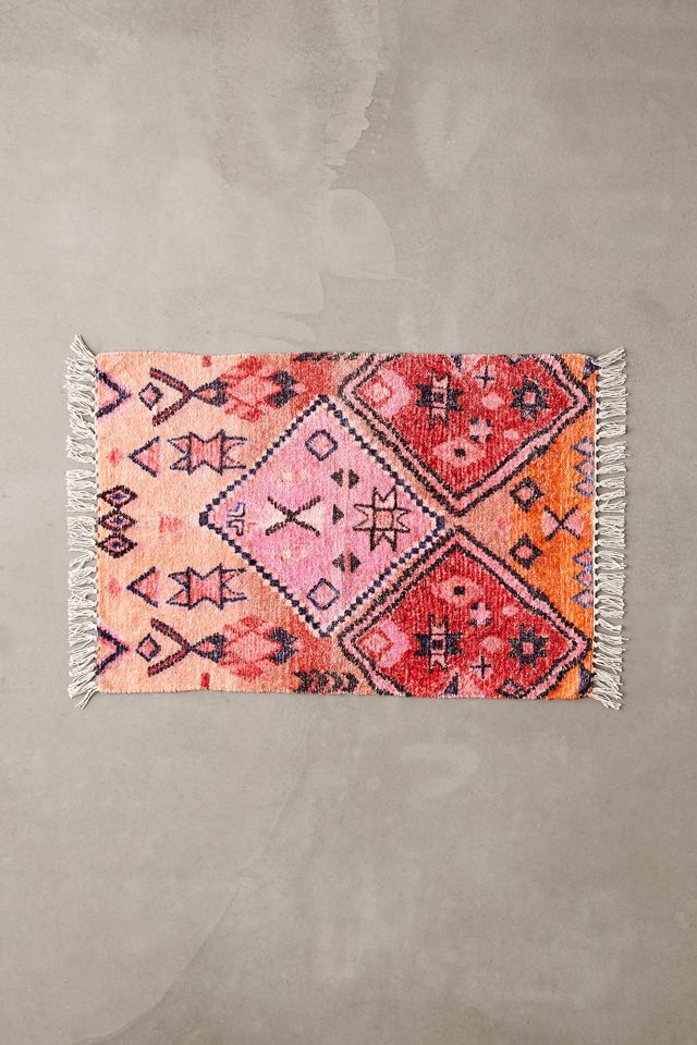 Pink Chenille 3x5 Rug #3