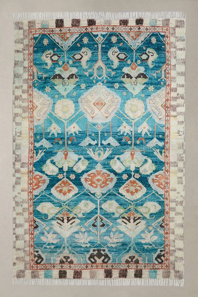 Jozsa Teal 6x9 Rug #1