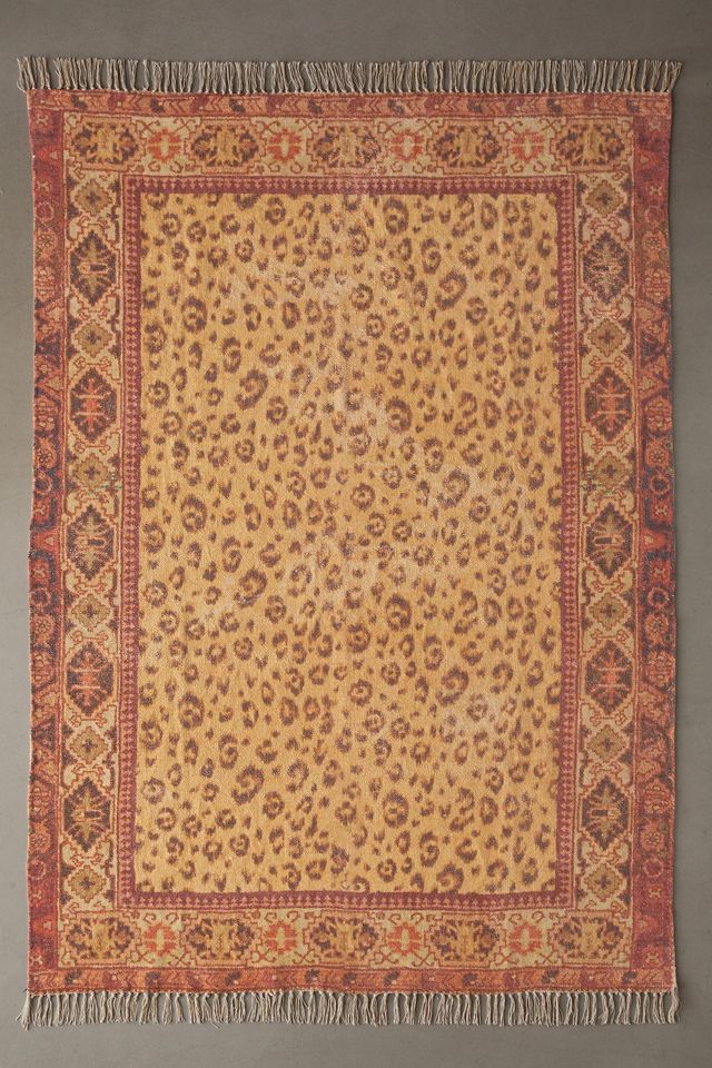 Leonore Gold Chenille 5x7 Rug #1