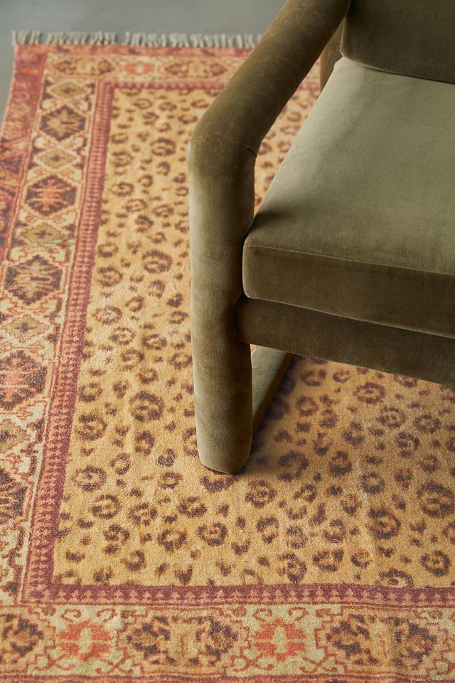 Leonore Gold Chenille 5x7 Rug #2