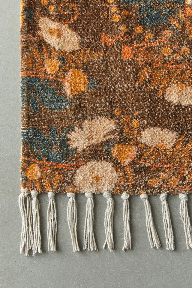Tapis 5x7 en patchwork boisé #4