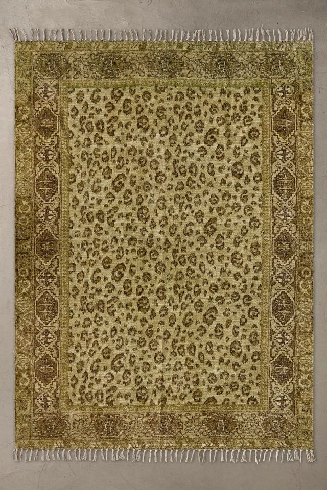 Green Leonore 5x7 Rug #1