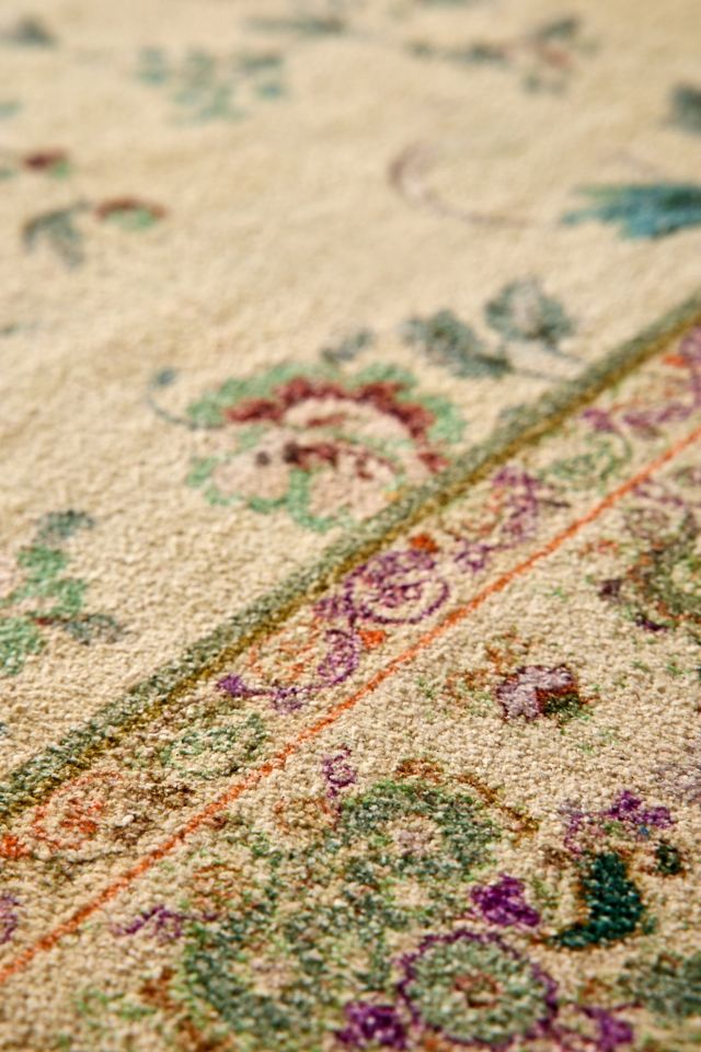 Green Lola 5x7 Rug #2
