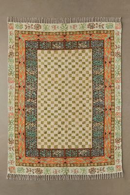 Devora Karo 5x7 Teppich