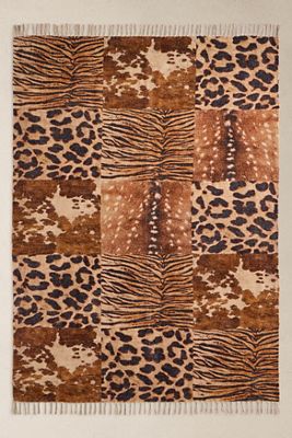 Eliza Animal Patchwork 5x7ft / 150x210cm Rug