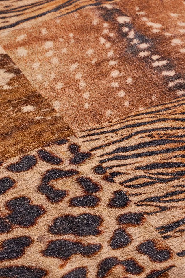 Tapis Eliza Patchwork Animalier 5x7pi / 150x210cm #1
