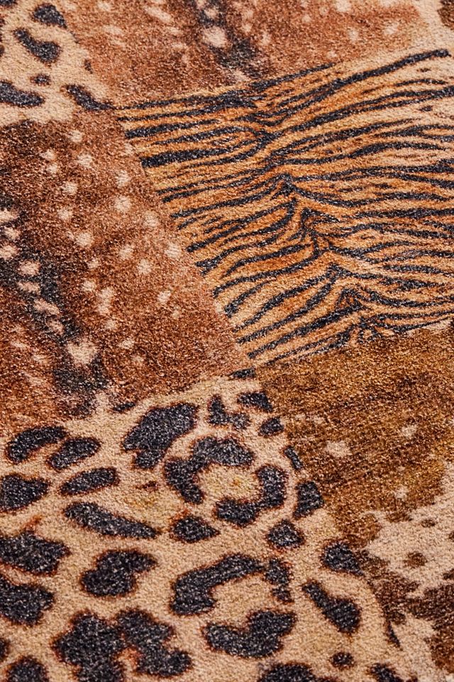 Eliza Animal Patchwork 3x5ft / 90x150cm Rug #1