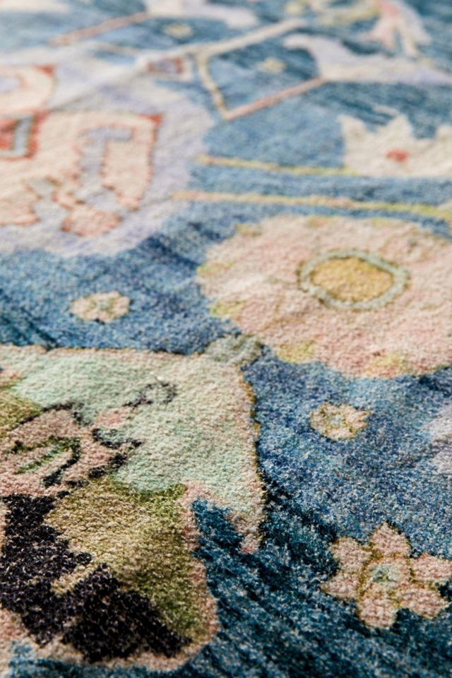 Alfombra Josza Chenille Teal 3x5 #2