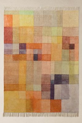 Tapis à blocs de couleurs abstraits 5x7pi / 150x210cm