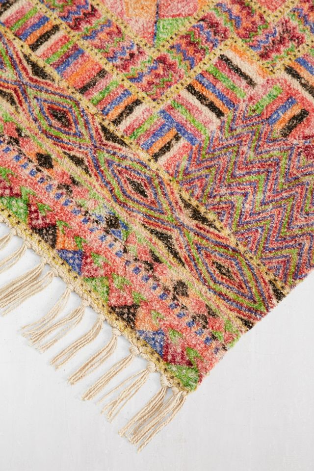 Tapis Carmita imprimé en maille chenille 2x3 #2