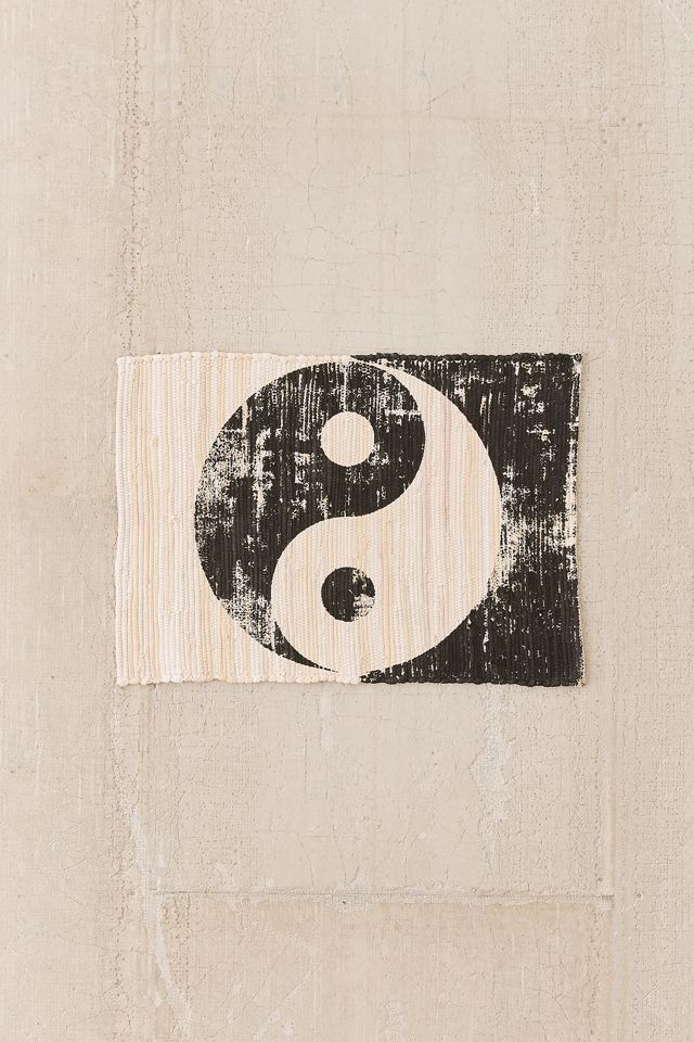 Yin-Yang 2x3 Printed Rug #1