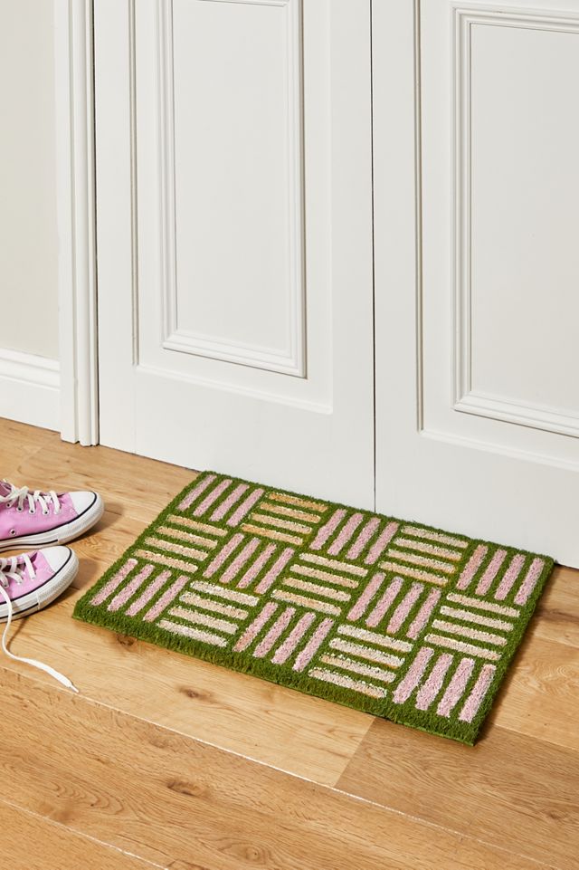 Geo Stripe Doormat Urban Outfitters UK