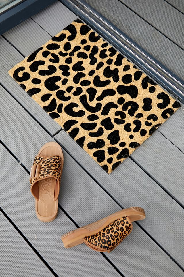 Leoparden-Print Fußmatte