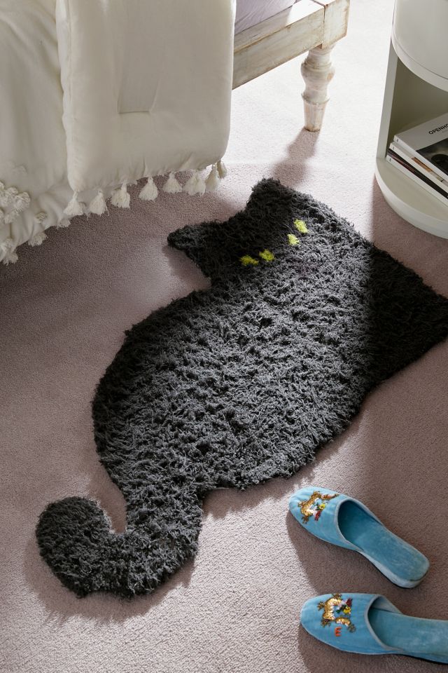 Black Cat 2x3 Rug  Urban Outfitters UK