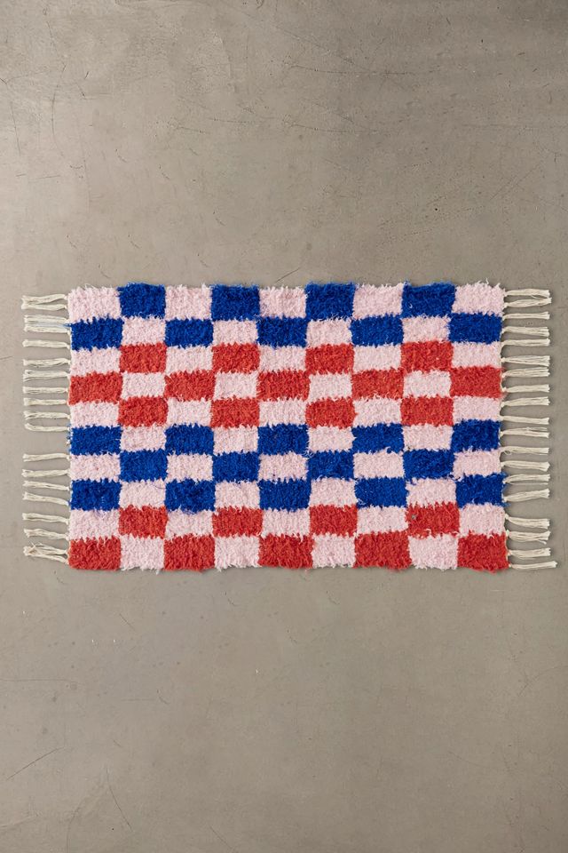 Checkerboard Shag 2x3 Rug | Urban Outfitters UK