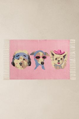 Prissy Dog 2x3ft / 60x90cm Rug