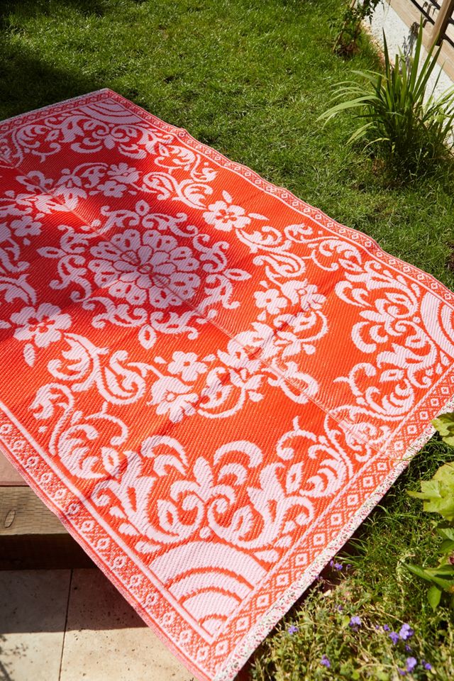 Red Woven Rug | Urban Outfitters UK