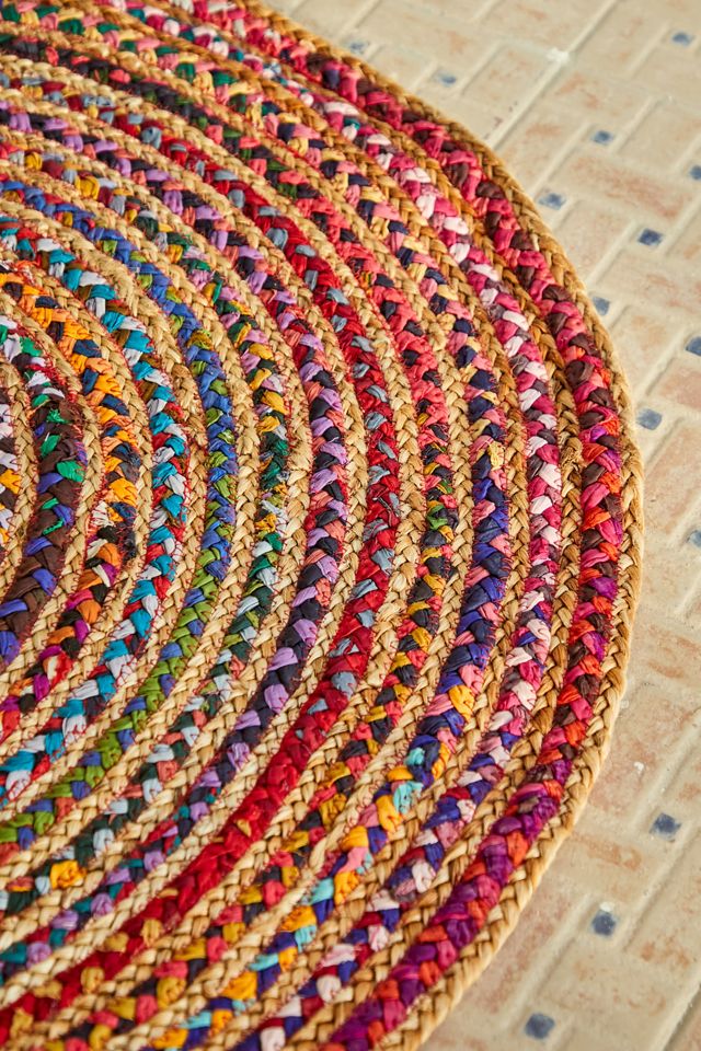 Circular Rag Rug  #2
