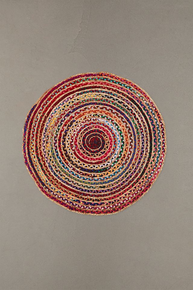 Circular Rag Rug  #3