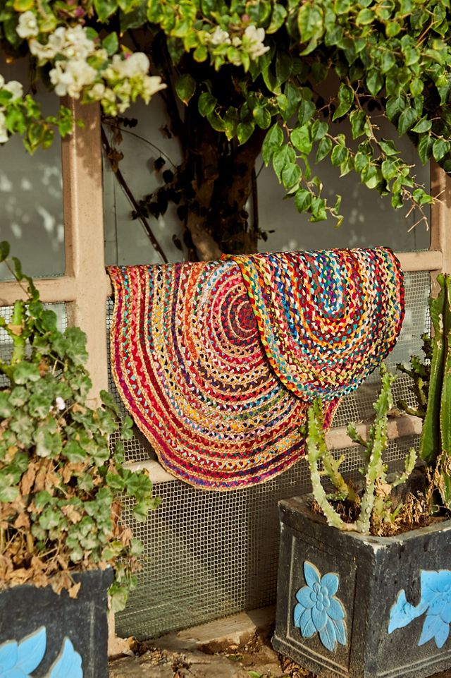 Tapis en lirette ovale  #1