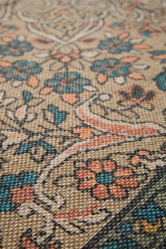 Mira Mauve Printed 5x7 Rug #3