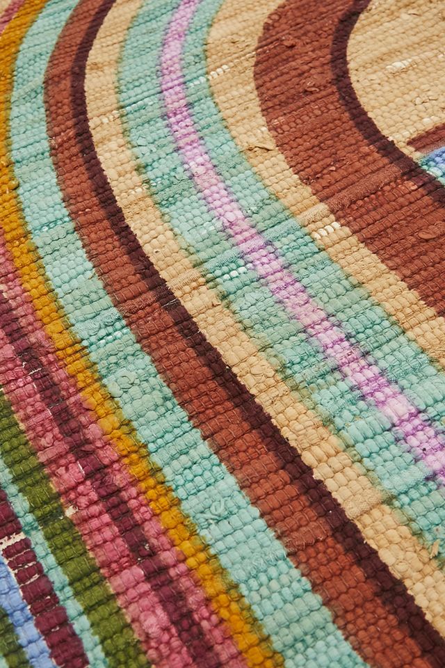 Alfombra Arcoíris Moderna 5x7 #1