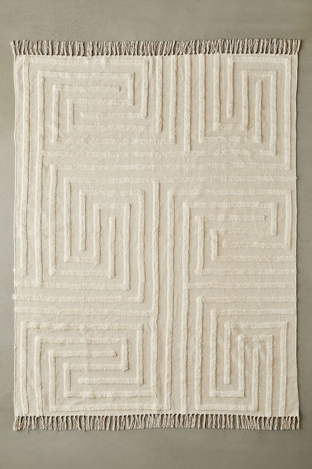 Labyrinth Tufted 5x7 Rug Urban Outfitters UK
