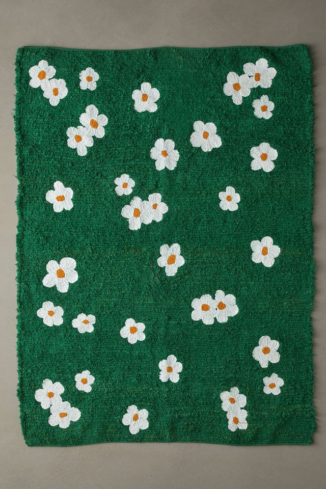 Green Meadowland 5x7 Rug #1