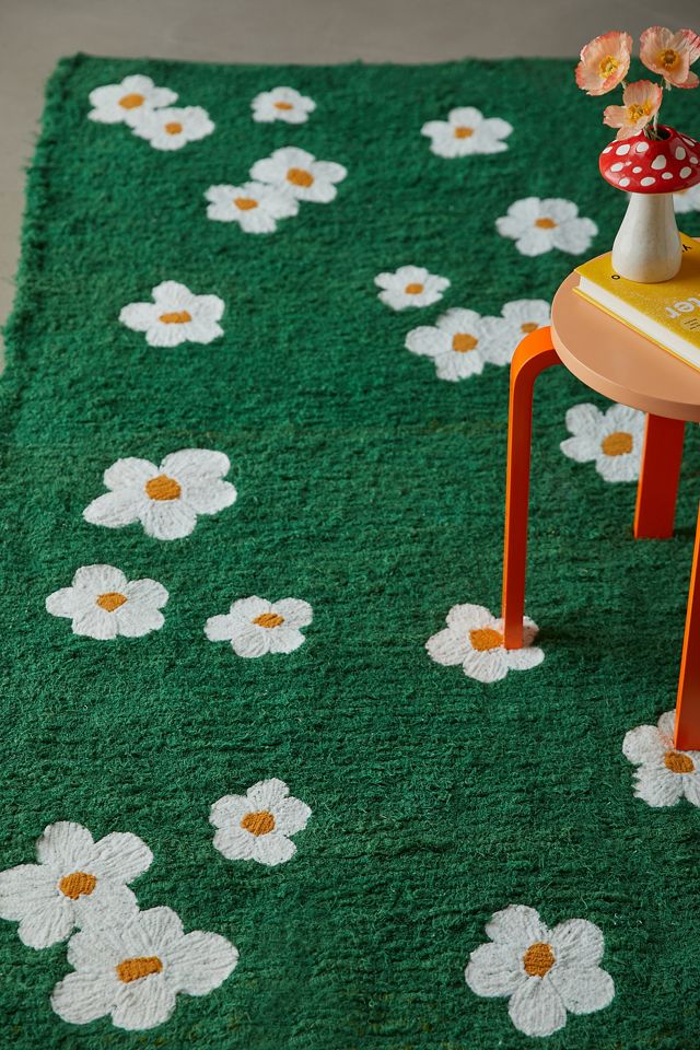 Green Meadowland 5x7 Rug #2